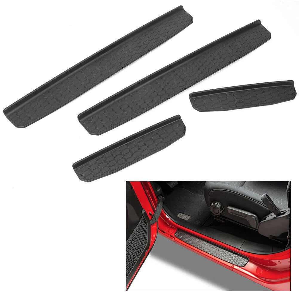 Door Sill Scuff Plate Guards for Jeep Wrangler JL (2018)
