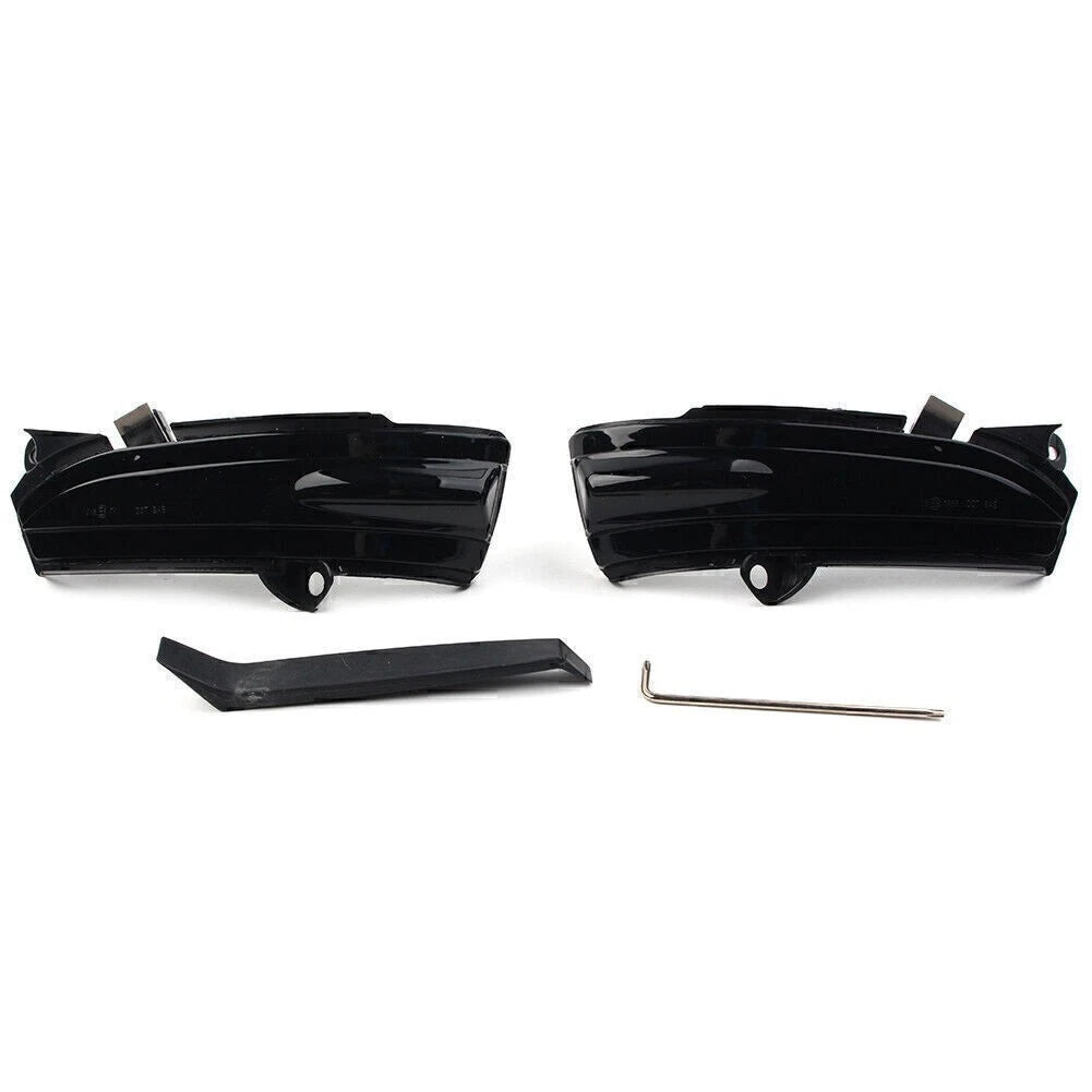 2X Dynamic LED Smoke Turn Signal Light Mirror Indicator for Ford Mondeo (2014–2018)