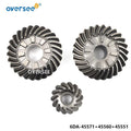 6DA Gear Kit for Yamaha F175 F200 HP Outboard (6DA-45560-00/-45551-00/-45571-00)