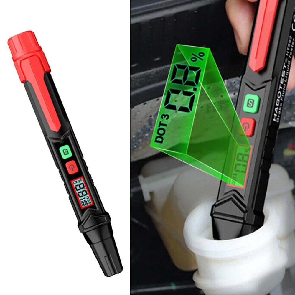 Waterproof Brake Fluid Tester for Auto (0%–4% Moisture Detection)