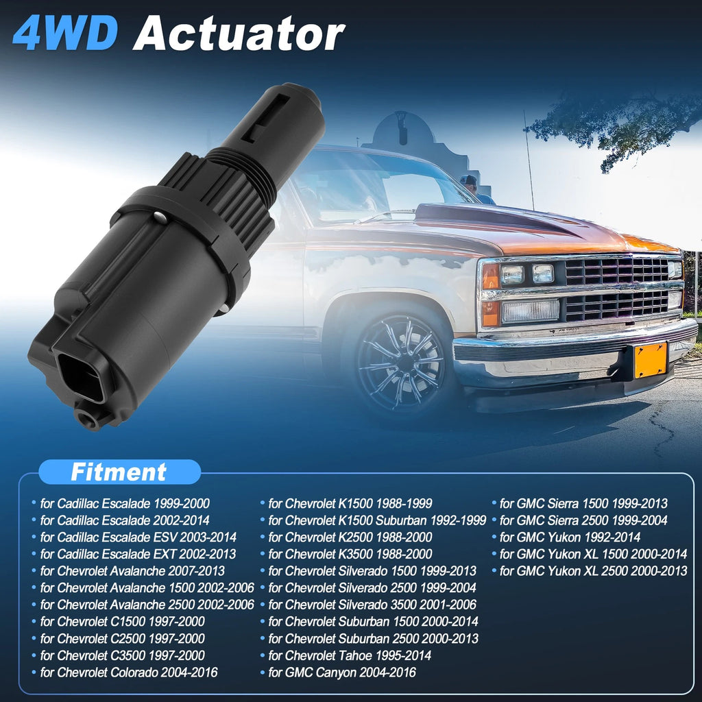 4WD Actuator Wheel Drive Actuator for Chevy Silverado Avalanche K1500 (2015–2019)