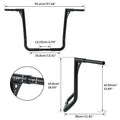 1-1/4" 18" Ape Hanger Handlebar for Harley Electra Glide (1982–2024)