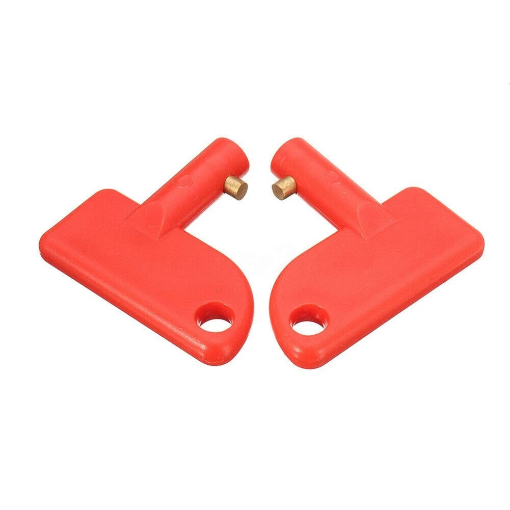 10X ABS Plastic Spare Key for Battery Isolator Switch (Power Kill Cut Off)