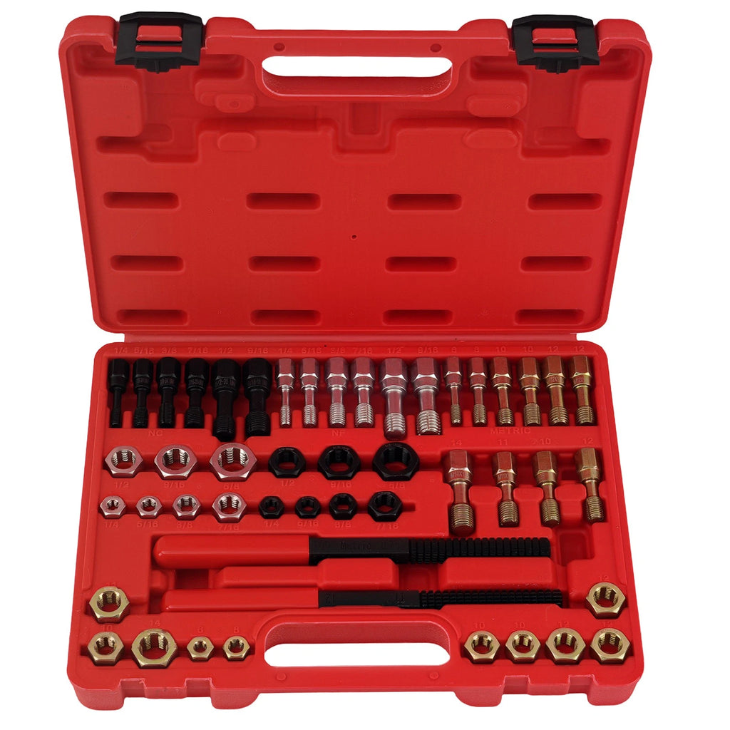 48pc Thread Chaser Kit for Auto Engine Repair (M6-M14 UNC UNF)