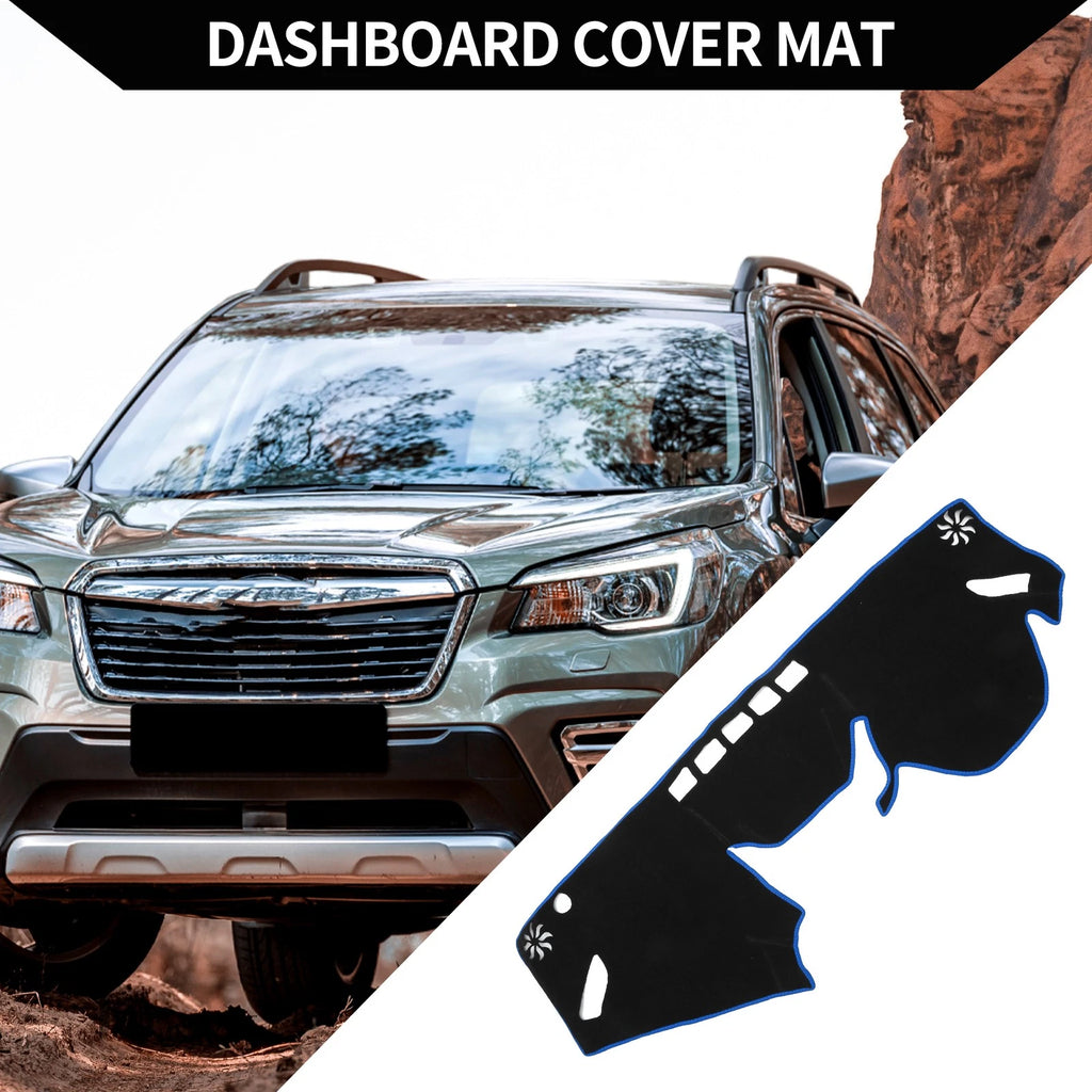 Dashboard Dash Cover Mat Replacement for Subaru Forester (2018–2024) Black