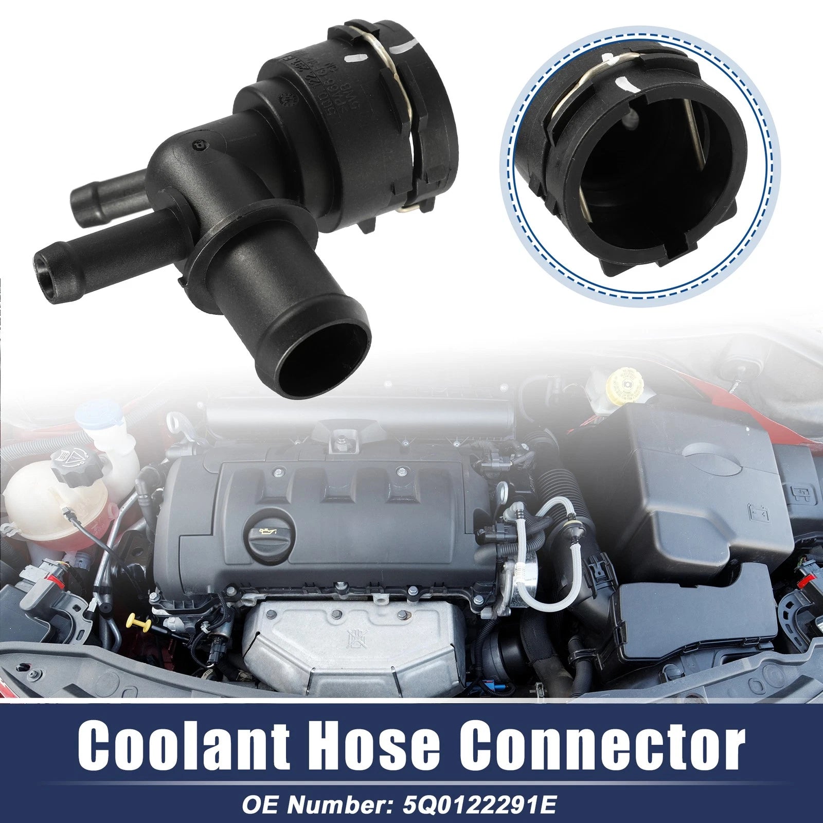 Coolant Hose Flange Connector for Volkswagen Golf MK7 (2012–2020)