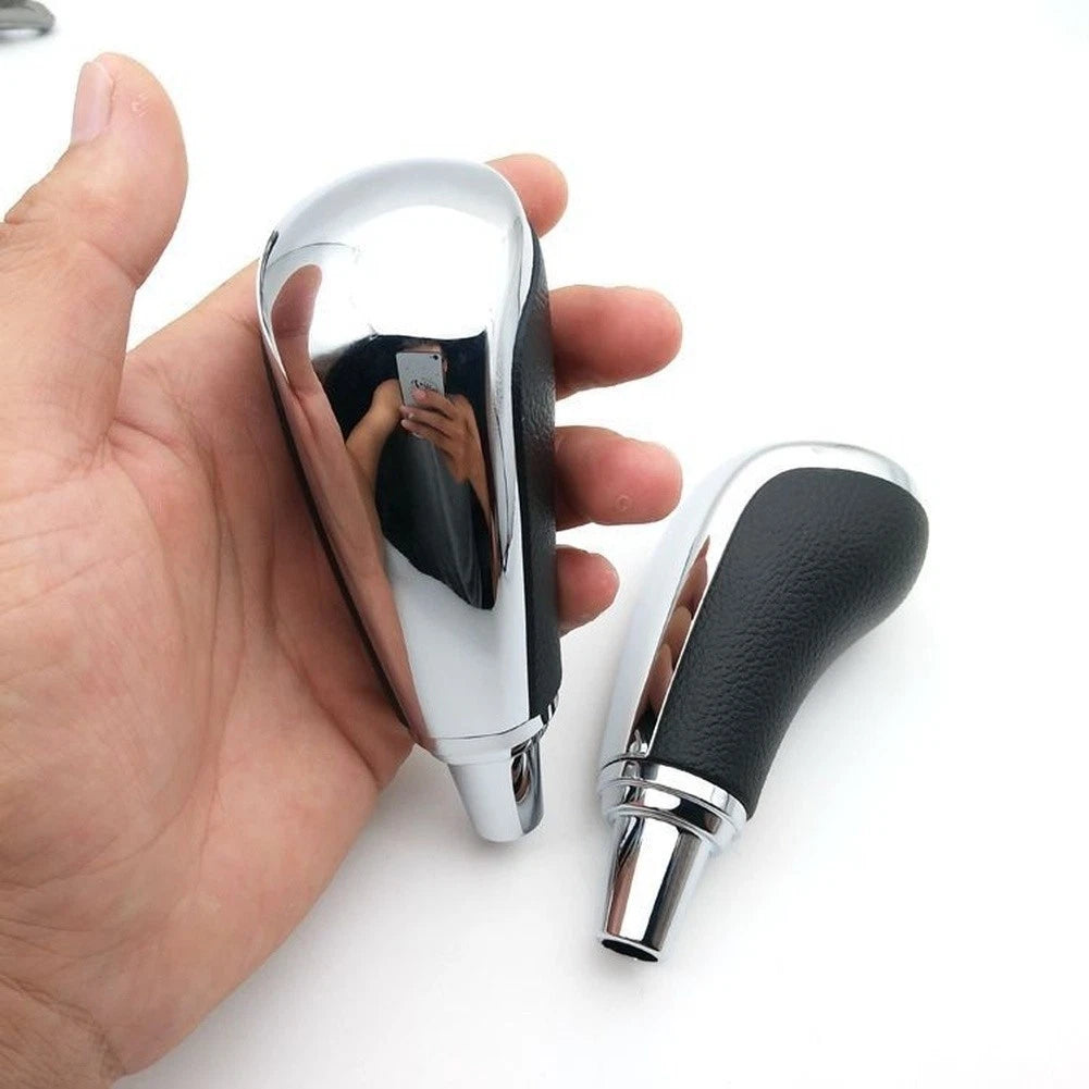 Black Silver ABS Gear Shift Knob for Toyota Vios (2008–2017)