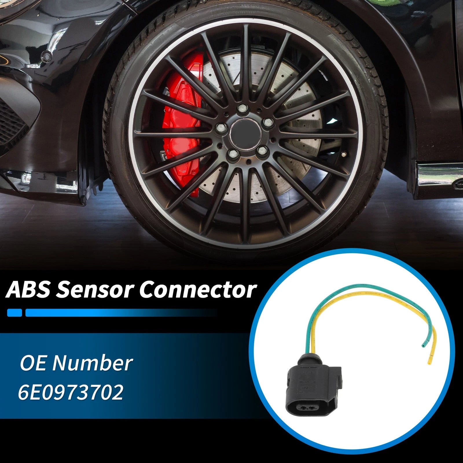 ABS Sensor Connector No.6E0973702 for Volkswagen Audi