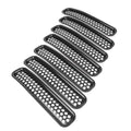 Front Grille Cover Insert Mesh for Jeep Wrangler TJ (1997–2006) Black