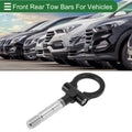 Front Rear Tow Hook for Mazda RX-8 2003-2008 11mm Aluminum Alloy Black