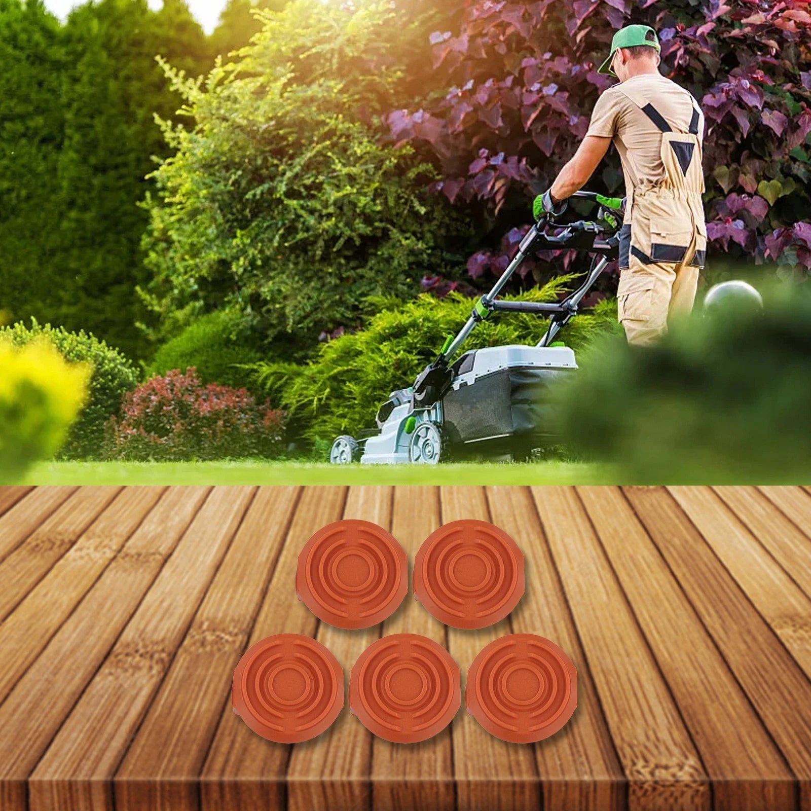 5PCS WA6531 spool cap covers for cordless trimmer
