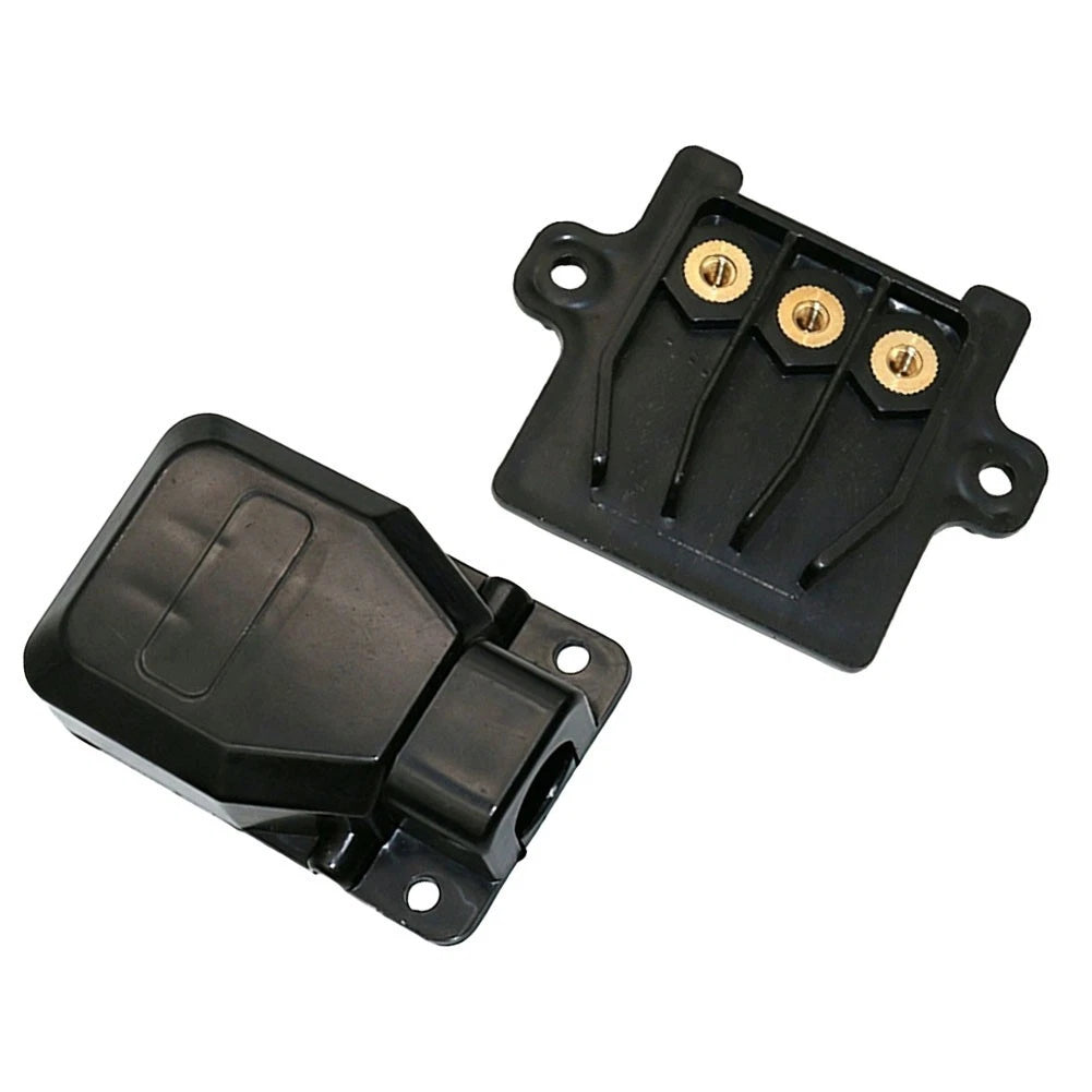 Three Phase Welding Power Junction Box with Cover & Brass Contacts