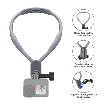 Magnetic Chest Neck Mount Holder for Action Camera Universal