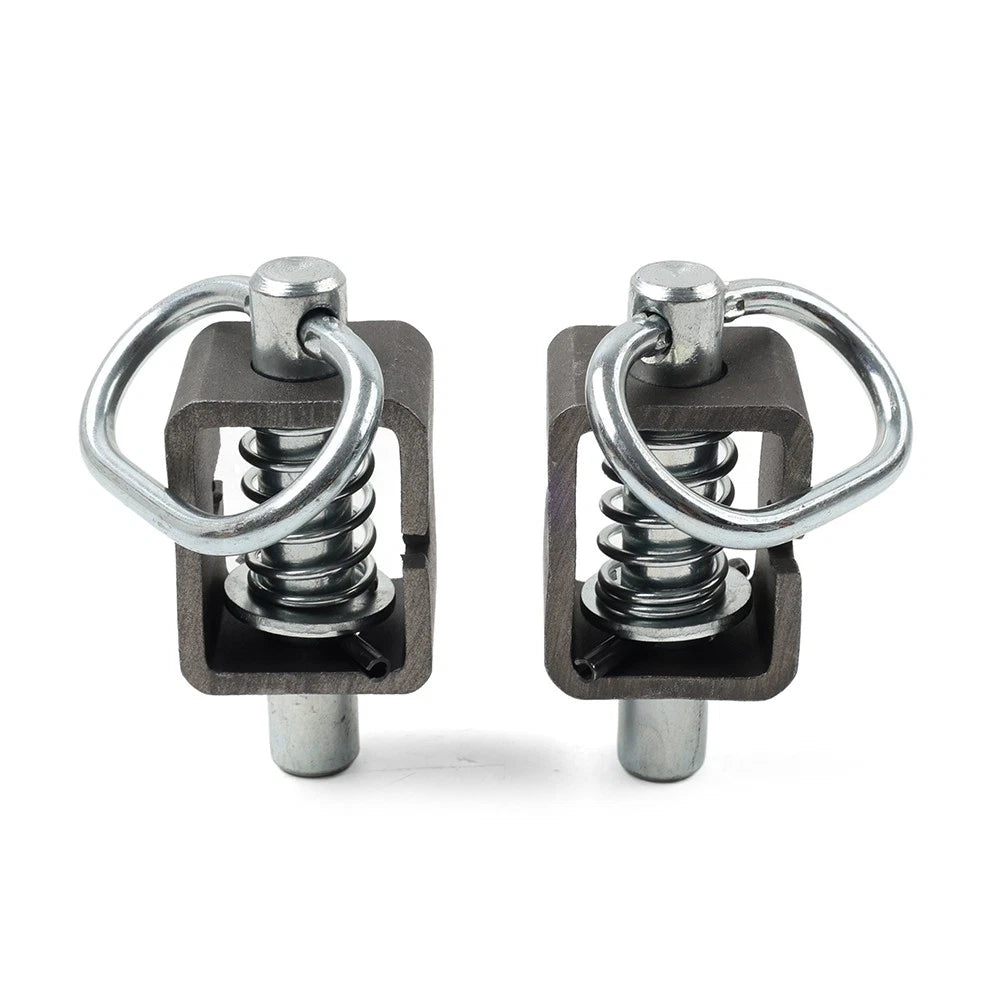 Utility Steel Spring Trailer Gate Weld-On Spring Latch Lock Assembly
