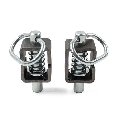 Utility Steel Spring Trailer Gate Weld-On Spring Latch Lock Assembly