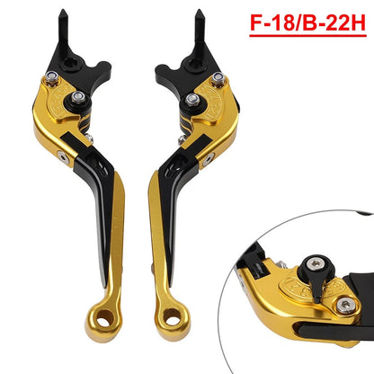 Gold CNC Folding Extendable Brake Clutch Levers for BMW S1000XR (2015–2021)