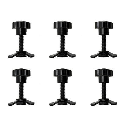 6pcs M8 Star Handle Screws for Boat Rail (20-45mm)