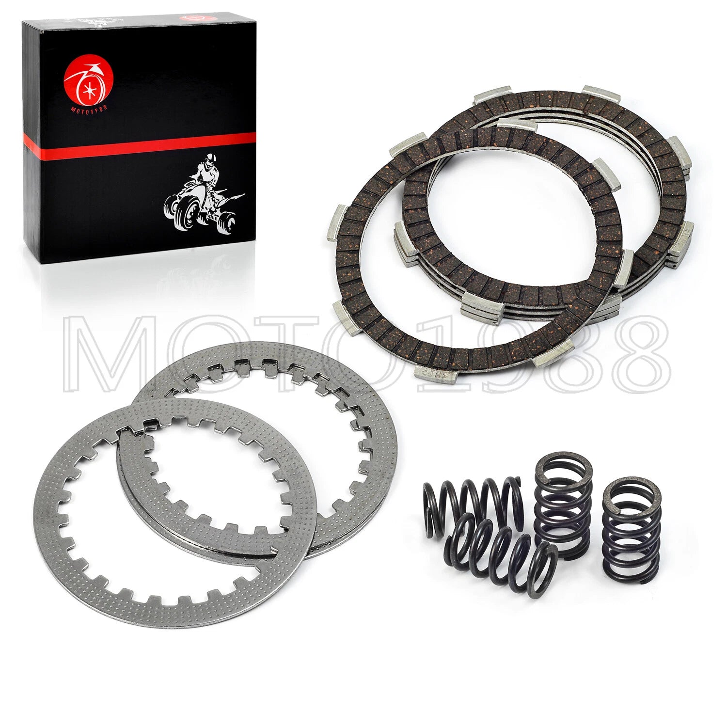 Clutch Plate Kit w/ HD Springs & Gasket for Honda CRF100 XR100 XR80 CRF80 (2000–2023)