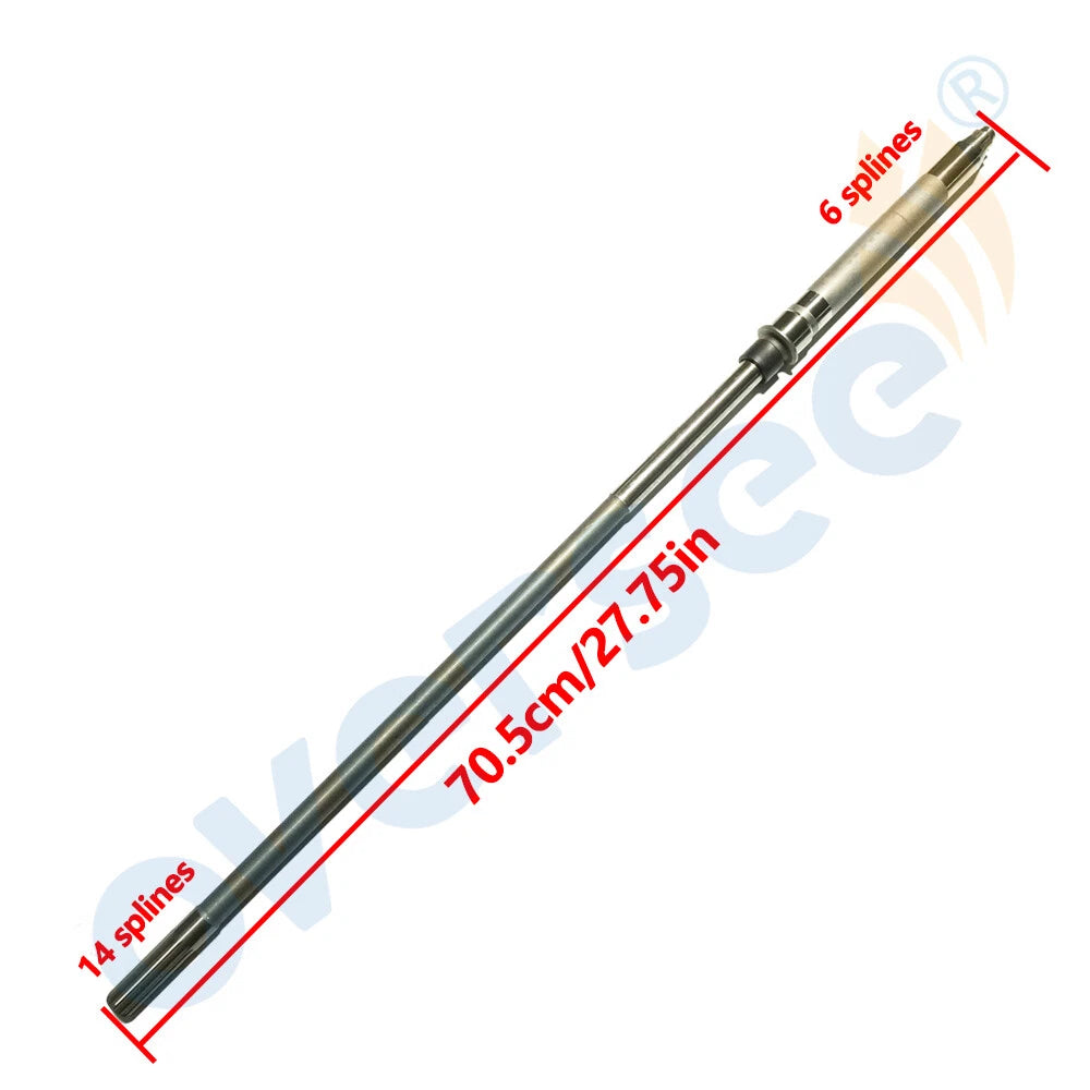 Driver Shaft for Yamaha Parsun Powertec Hidea 40HP 40X Outboard (66T-45501-01)