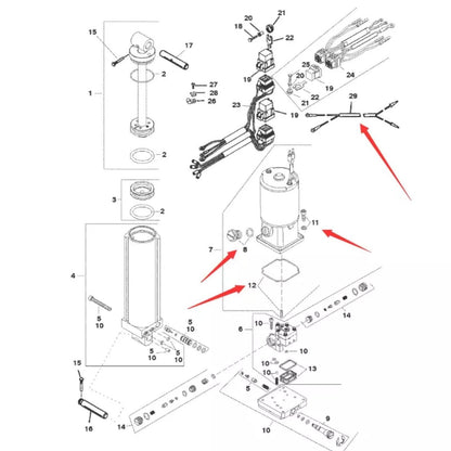 Screw Kit Plug Assy-Reservo for Mercury Outboard (22-813435, 8134351, 809876A1)