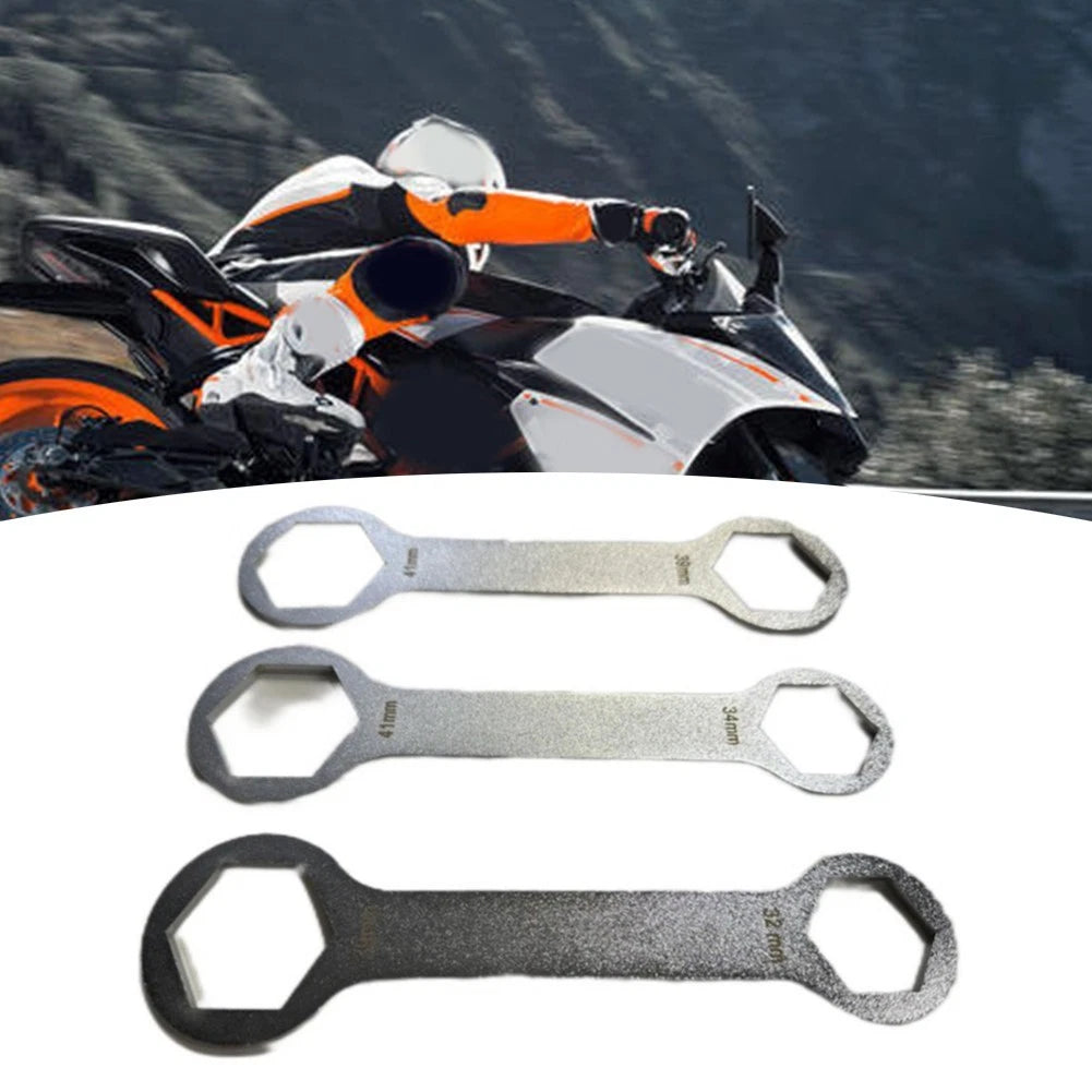 3PCS Motorcycle Spindle Wrench Set for Easy Repairs