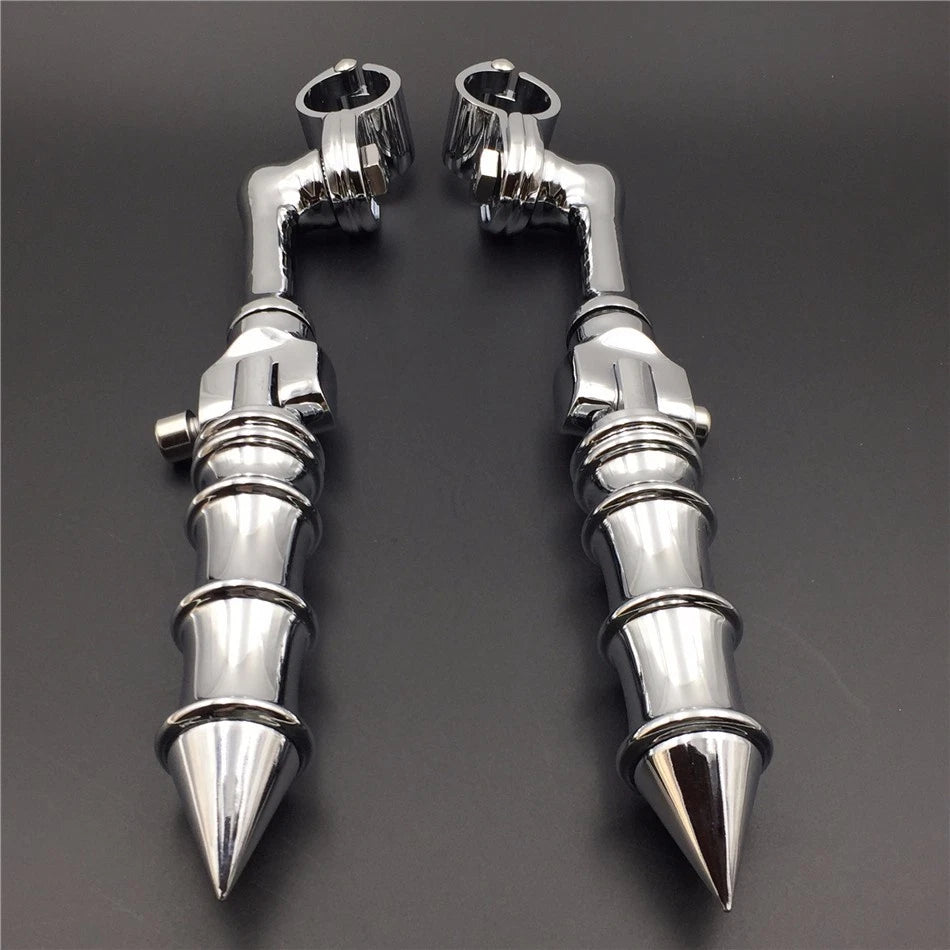Chrome 1" LA PMK FootPeg for Honda GoldWing VTX1300 Shadow Valkyrie (2001–2008)