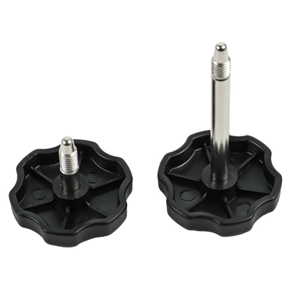 6 Soft Top Window Frame Knobs for Jeep Wrangler JK (2007–2018)