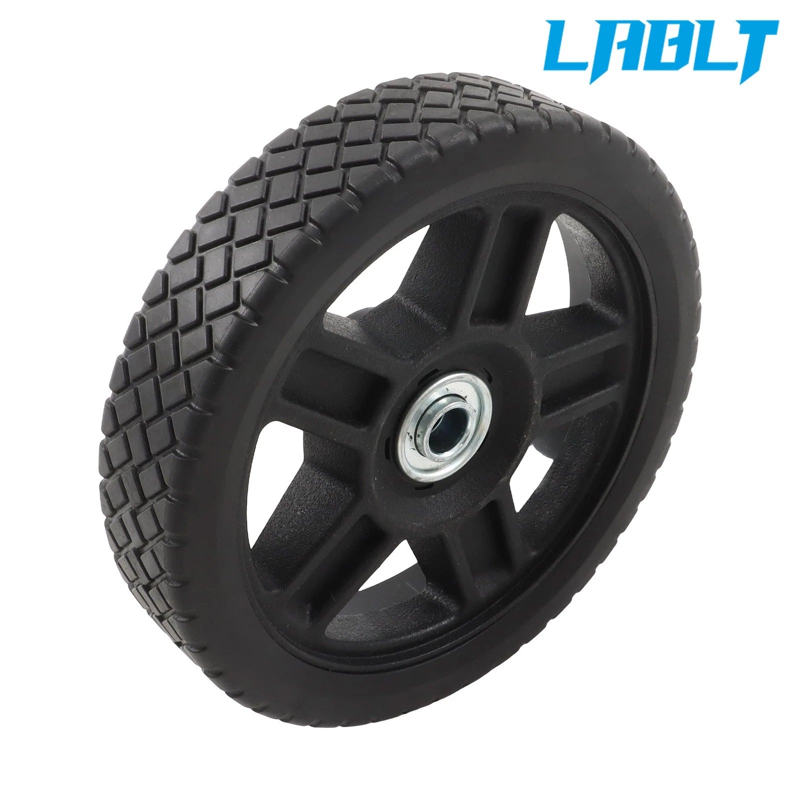 2X 7 Inch Lawn Mower Wheels Kit for Cart Push Mower (LABLT)