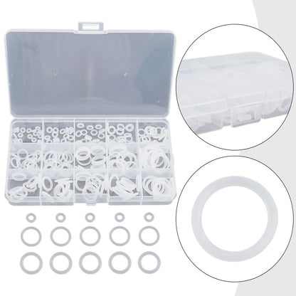 225pcs Metric Silicone Rubber O Ring Assortment Kit VMQ