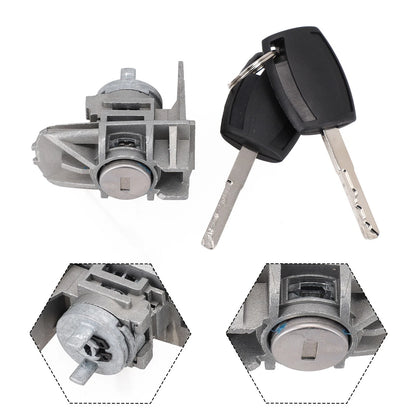 Heavy Duty Front Door Lock Cylinder and 2 Key for Ford Focus CMax SMax