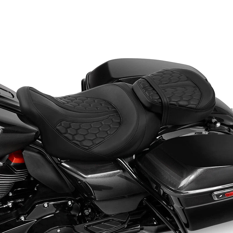 Gel Seat for Harley Electra Road King Glide (2009–2023) Black