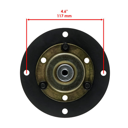 Deck Spindle and Pulley Replacement for White Outdoor LT-14 LT-16 (1984–2004)
