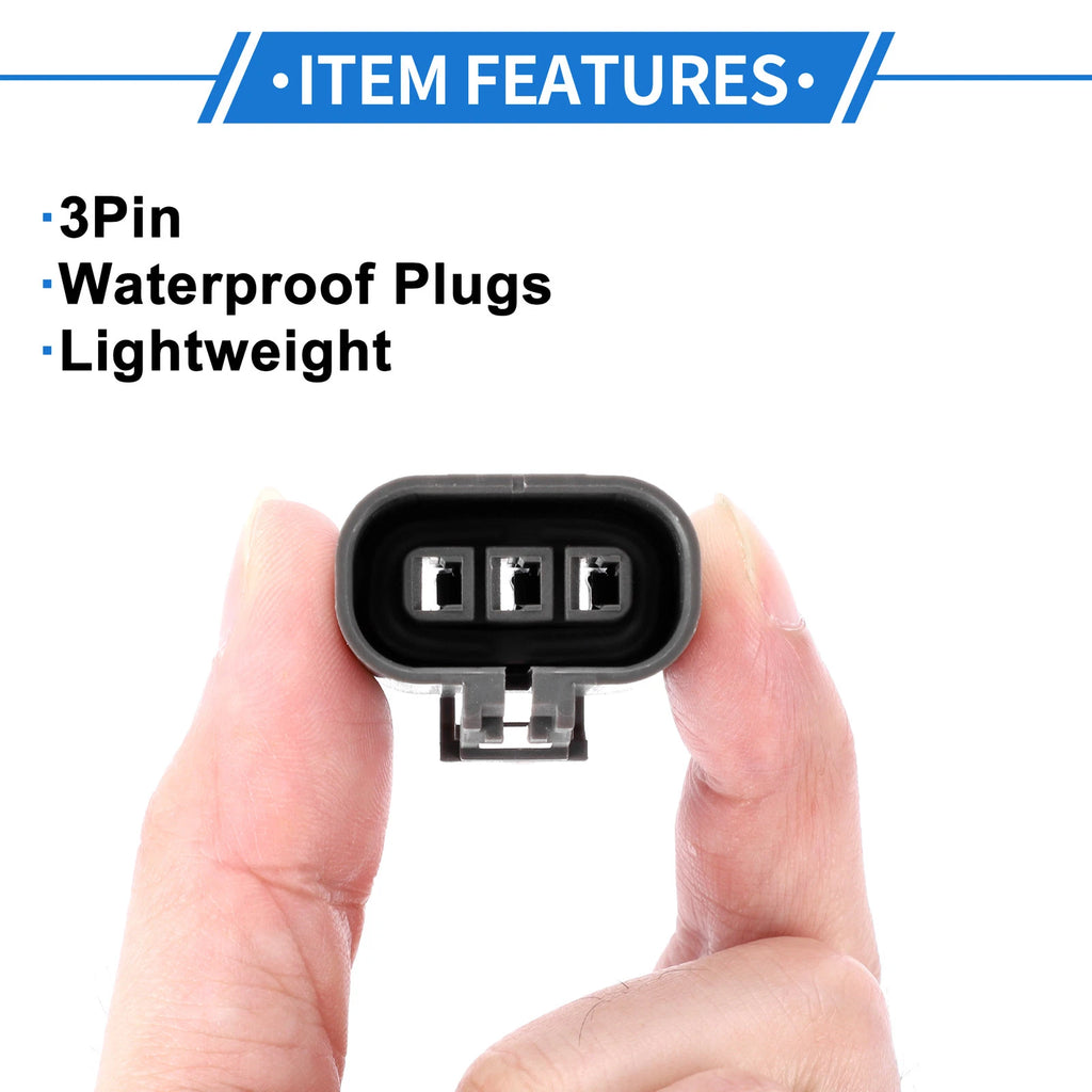 3 Pin Wiring Harness Connector Plug for Excavator (1 Set)