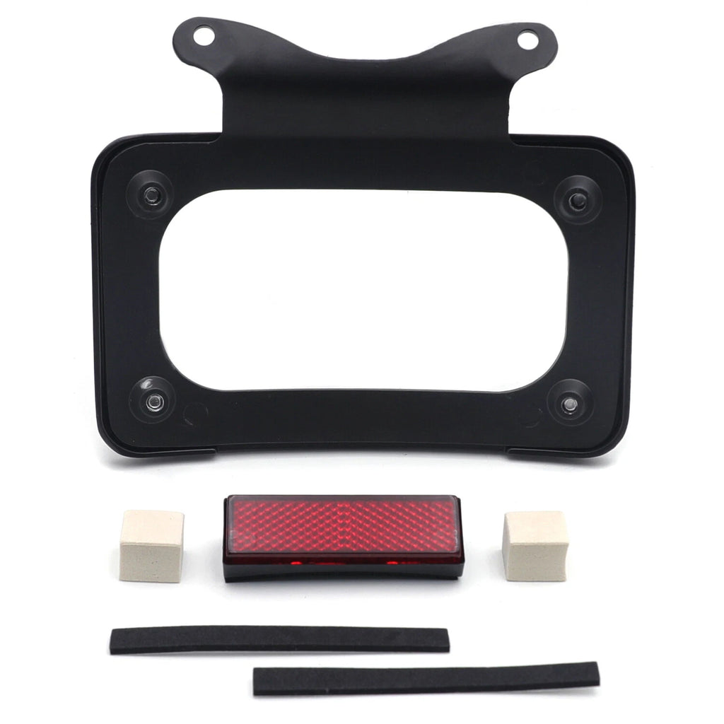 Laydown Curved License Plate Bracket for Harley Street Glide/Road Glide (2014–2023)