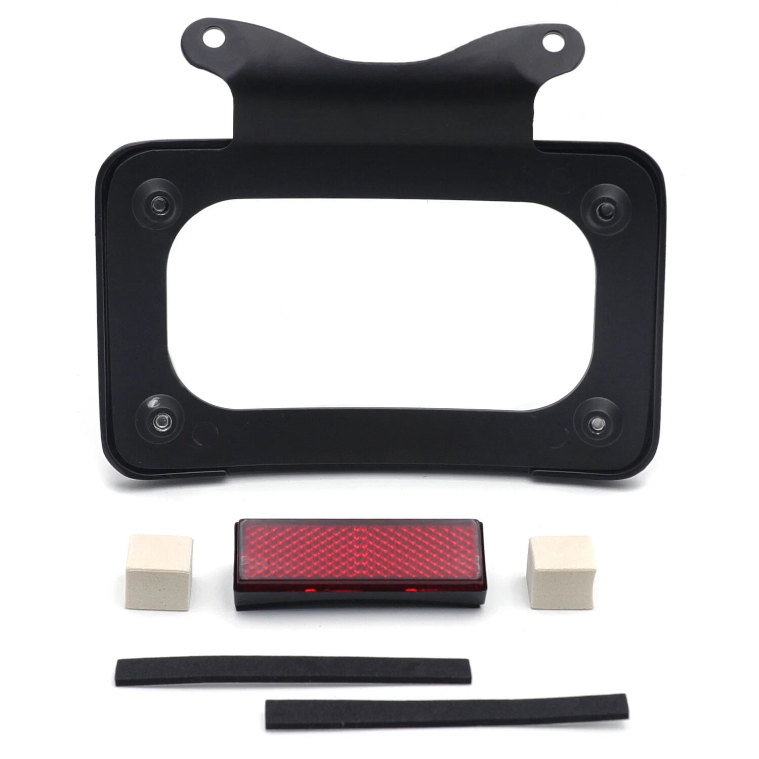 Laydown Curved License Plate Bracket for Harley Street Glide/Road Glide (2014–2023)