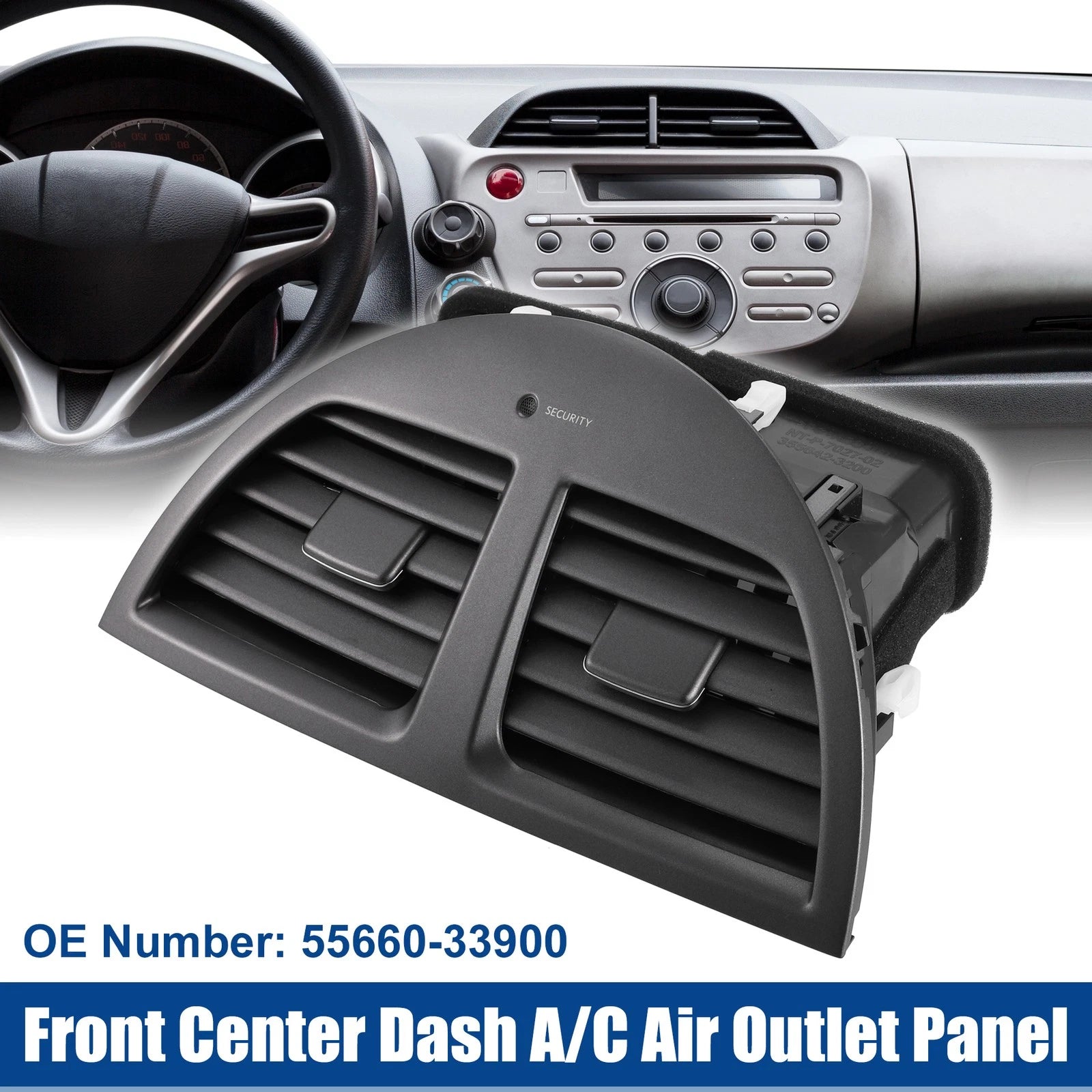 A/C Air Outlet Vent Panel for Lexus ES350 Center Dashboard (2007–2009) Gray