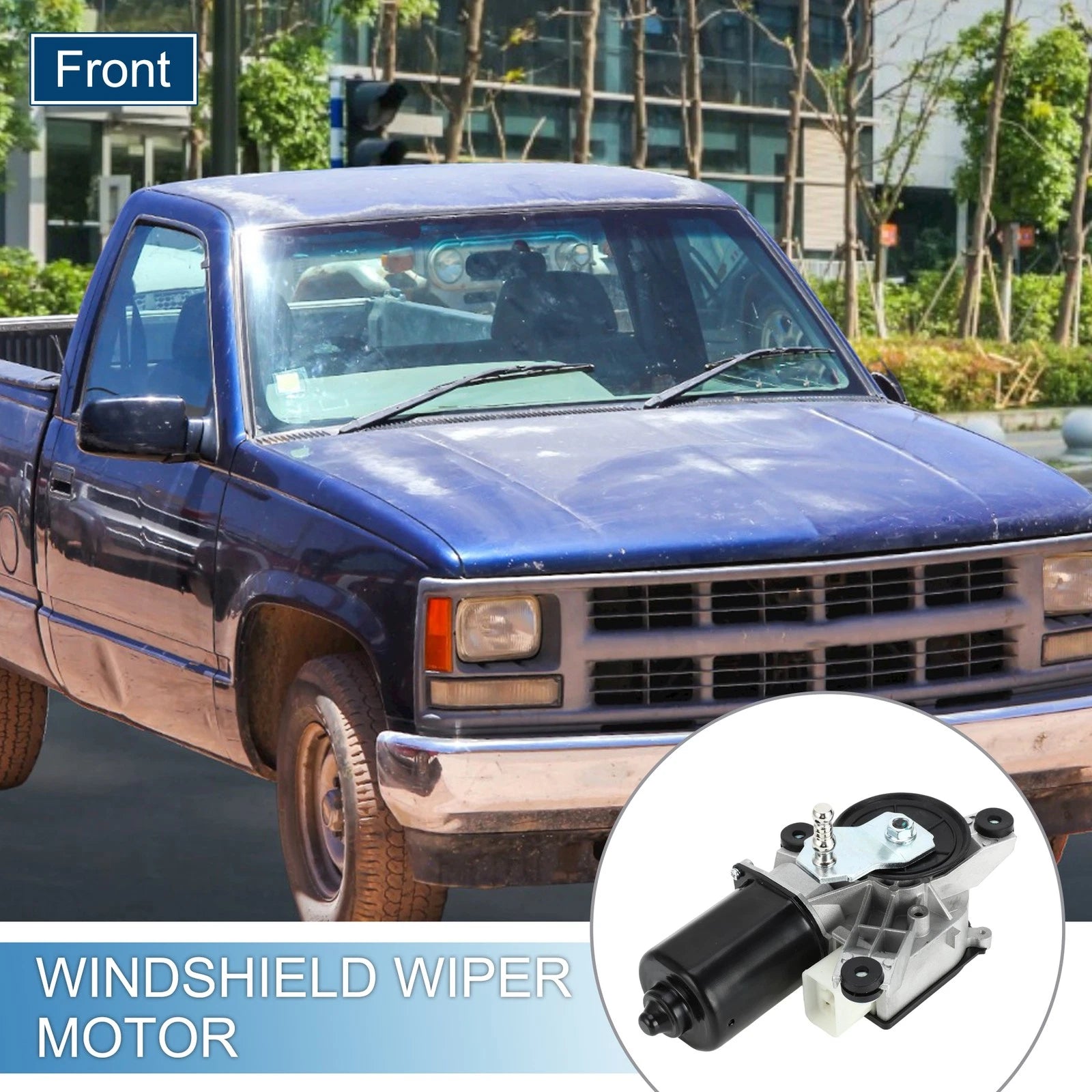 Front Windshield Wiper Motor for Chevrolet GMC C1500 K1500 (1988–1998)