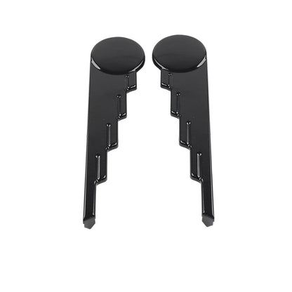 Black Saddlebag Trim Speed Ball Wing for Harley Touring (2014–2023)
