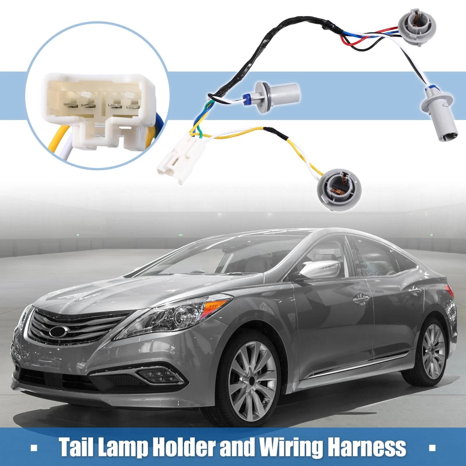 Tail Lamp Holder and Wiring Harness Replacement for Hyundai Sonata (2011–2014)