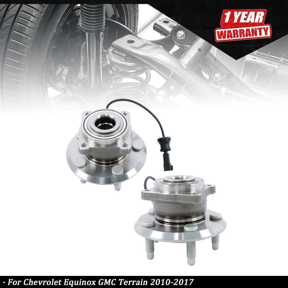 Rear Wheel Hub Bearings Pair for Chevrolet Equinox GMC Terrain (2010–2017) 512440