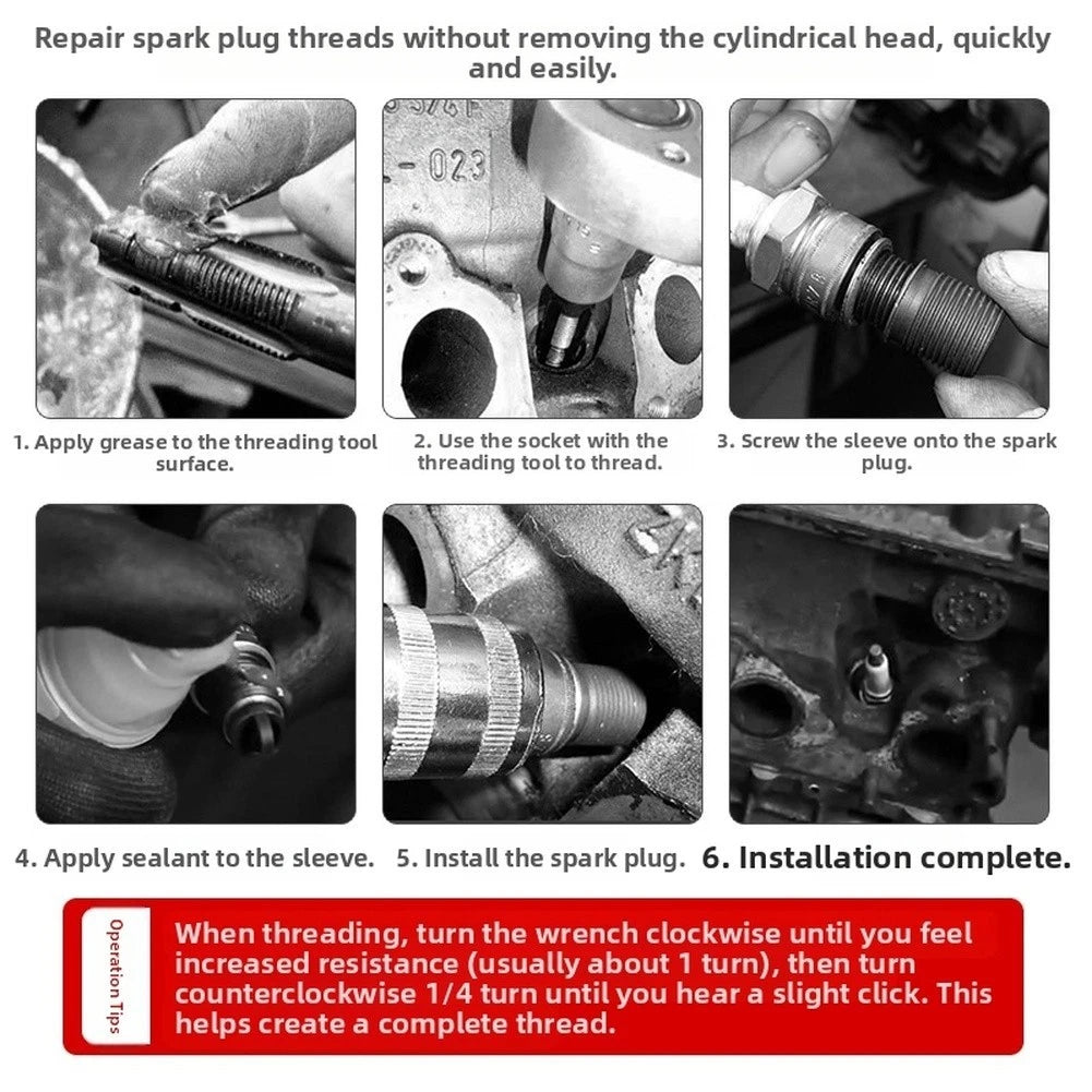 Carbon Steel Tool Convenient Usage Durability And Hardness Cylinder Head Repair