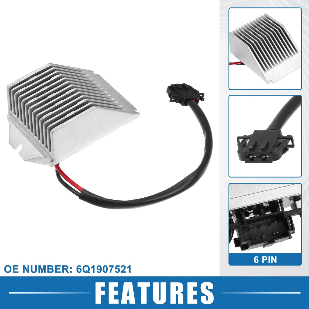 HVAC Heater Blower Motor Resistor for Audi A2 (2000–2005)