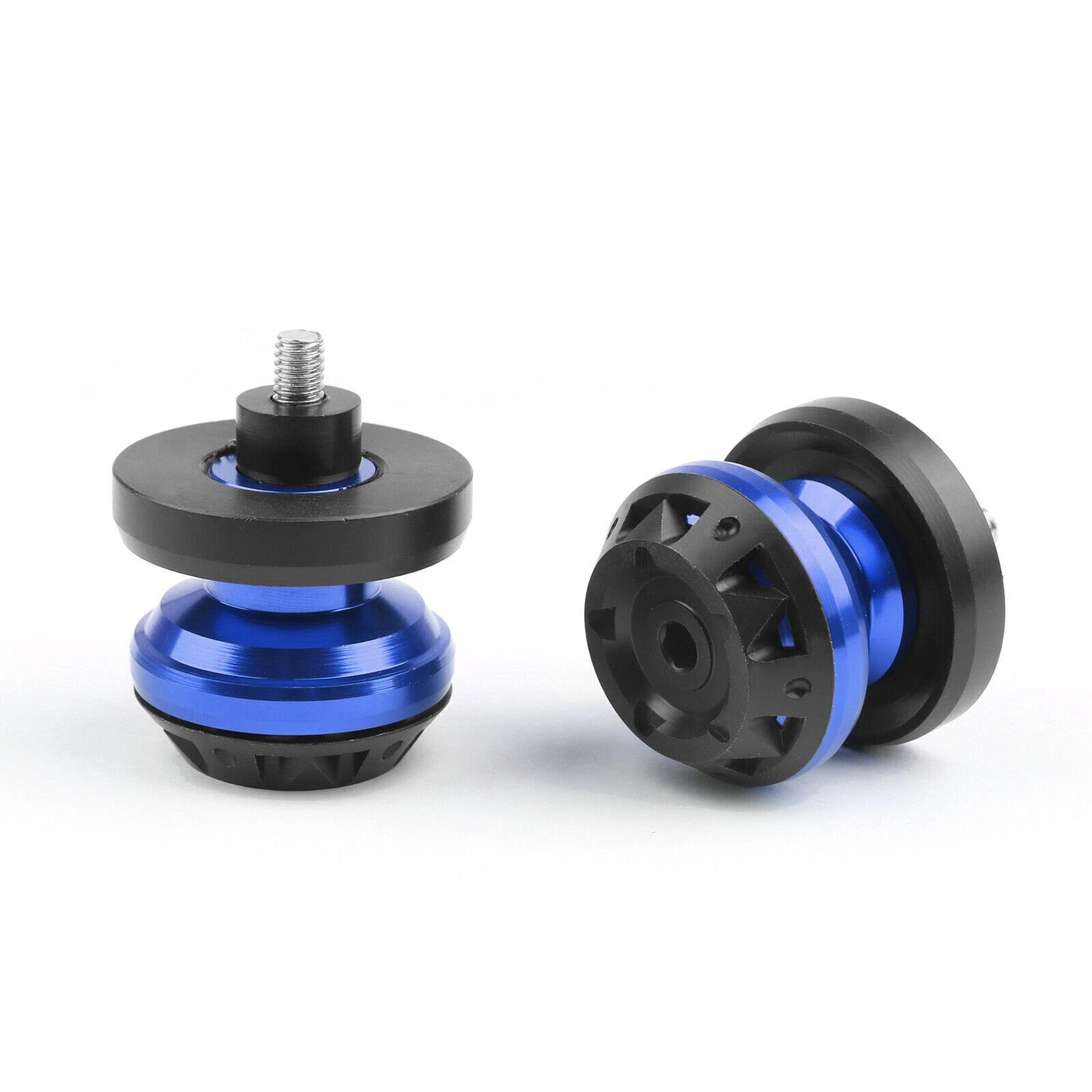 CNC 6mm Swingarm Sliders Spools for Yamaha YZF R1 R6 R6S FZ6 FZ8 XJR 1300 (2000–2023)