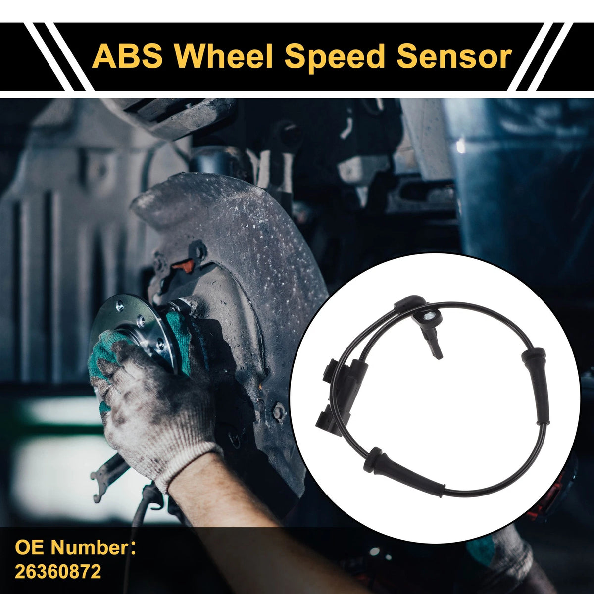 ABS Wheel Speed Sensor No.26360872 for Buick Velite 6 (2022) 1 Pcs Rear Left