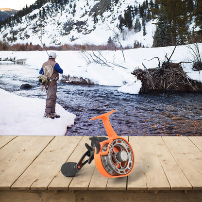 Magnetic Speed Drop Ice Fishing Reel for Accurate Casts