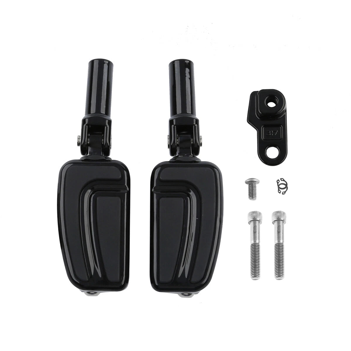 Rear Passenger Footpeg Mount for Harley Softail Slim (2012–2017) Black