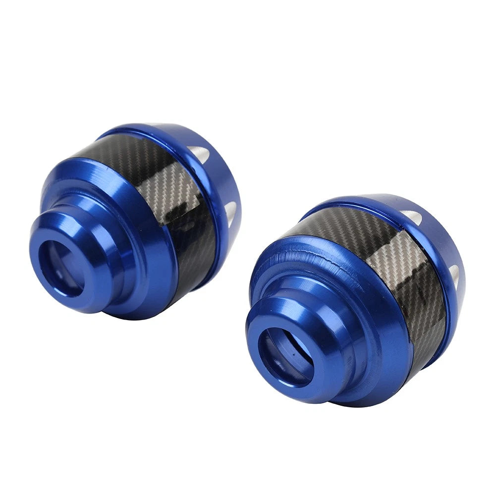 Front Fork Frame Sliders for Motorcycle (Alu Blue)