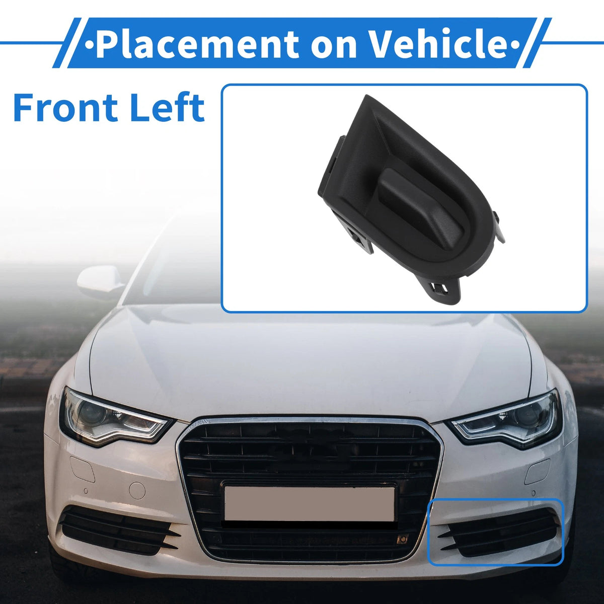 Front Left Fog Light Grill Replacement for Chevrolet Trailblazer (2021–2023)