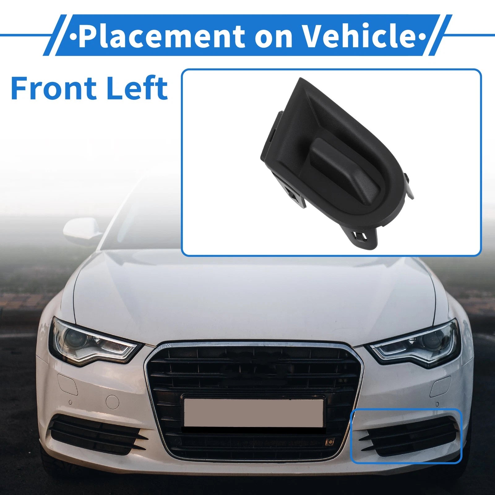 Front Left Fog Light Grill Replacement for Chevrolet Trailblazer (2021–2023)