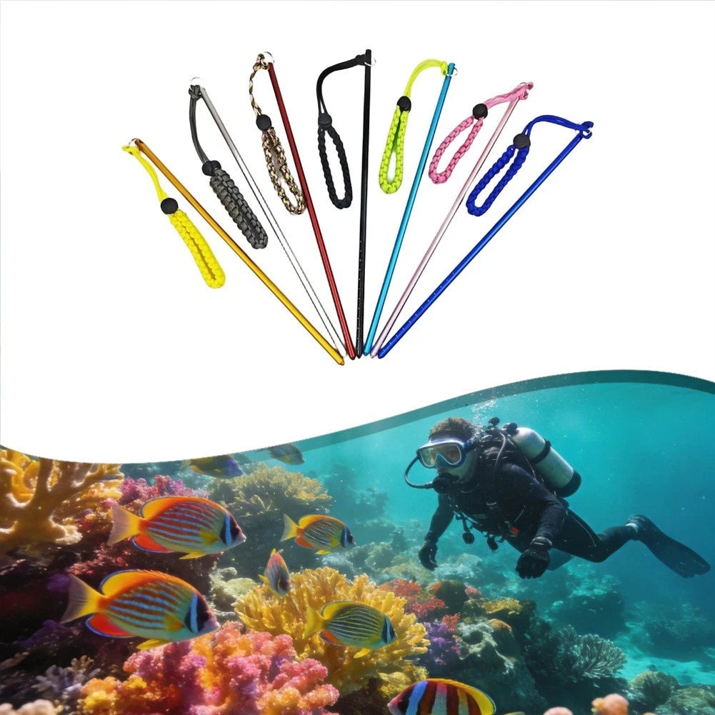 Scuba Diving Rod for Marine Life Sizing Flow Hook (35cm)